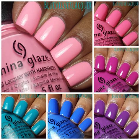 China Glaze Summer 2014 Off Shore Collection Part 1 Swatches 